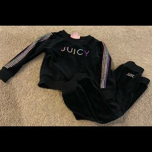 Juicy Couture Velvet Kids Jogging Suit 24 months